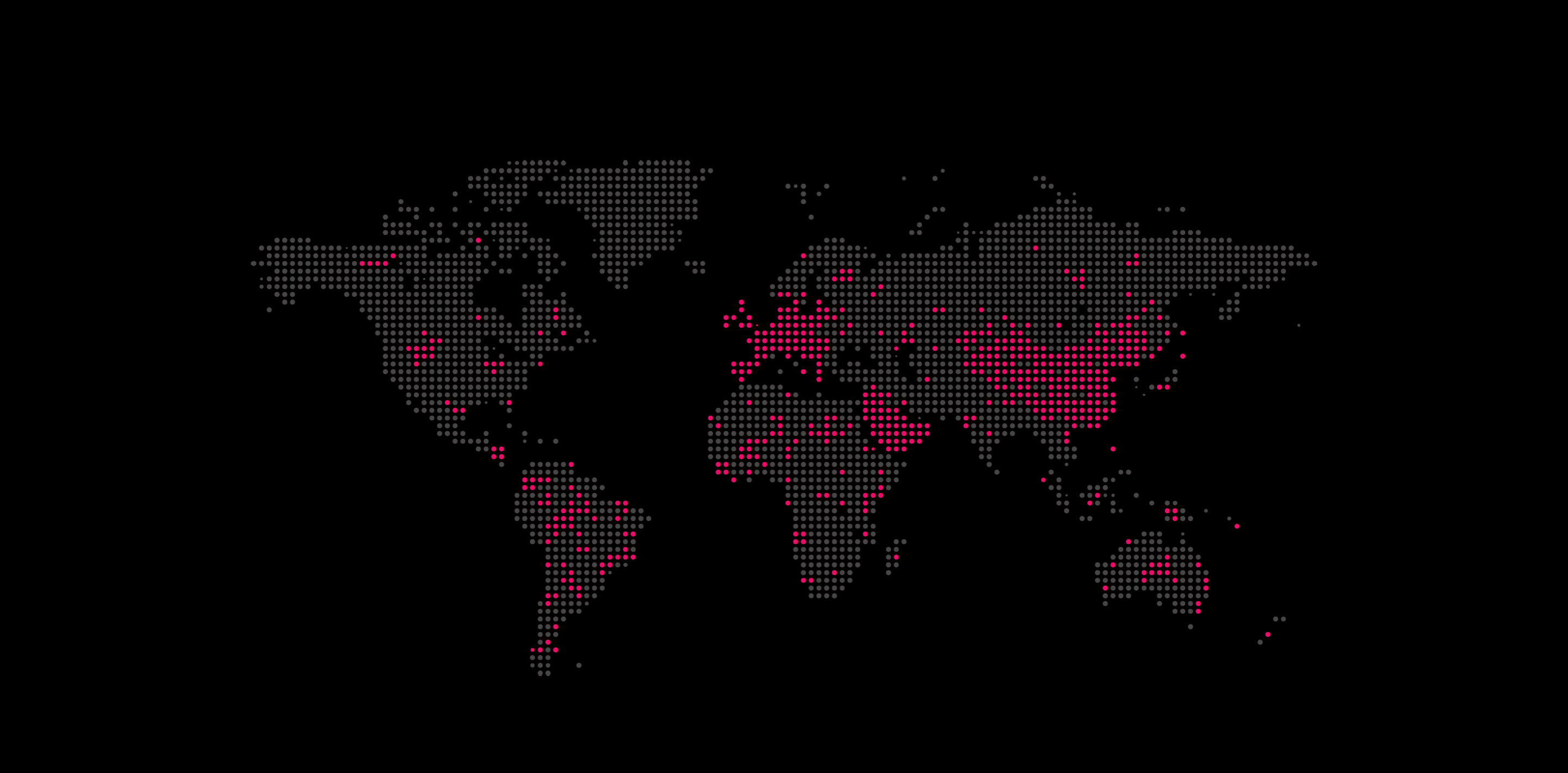 Mapa krajów, w których działa Anovator
